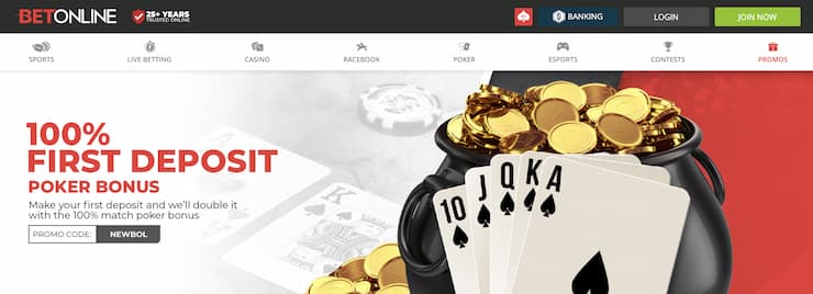BetOnline Poker in Louisiana Homepage 