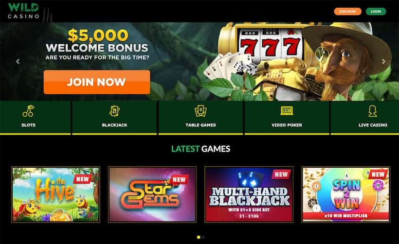 Wild Casino - Online Casinos in Alaska