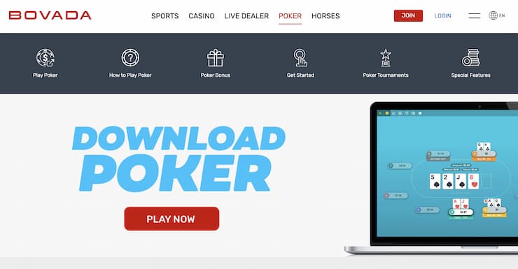 Bovada Poker in Louisiana Homepage