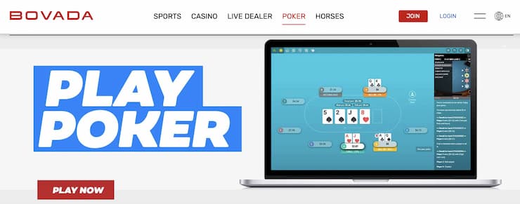 Bovada homepage - The best crypto poker sites 