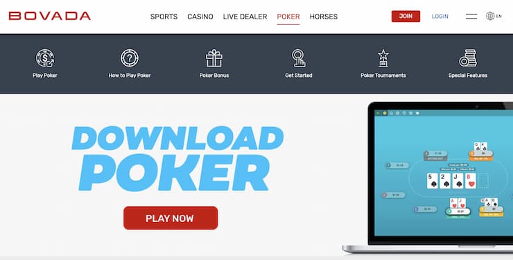 Bovada homepage - Online Poker South Dakota