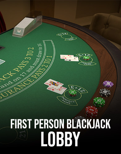 First Person Blackjack Lobby