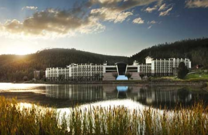 A beautiful view of the Inn of the Mountain Gods Resort & Casino
