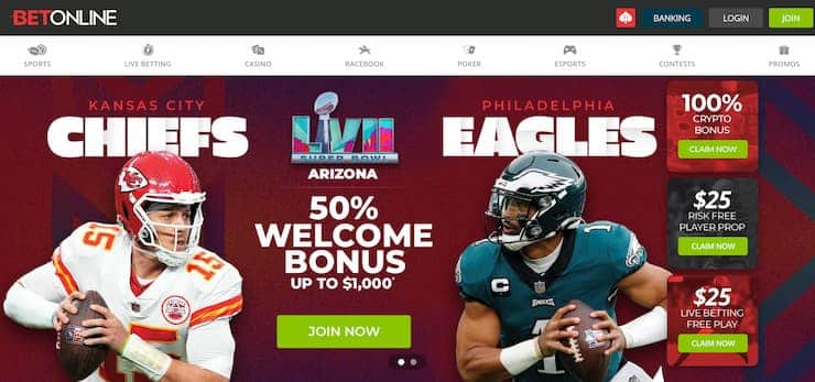 Arkansas best site bet on Super Bowl BetOnline