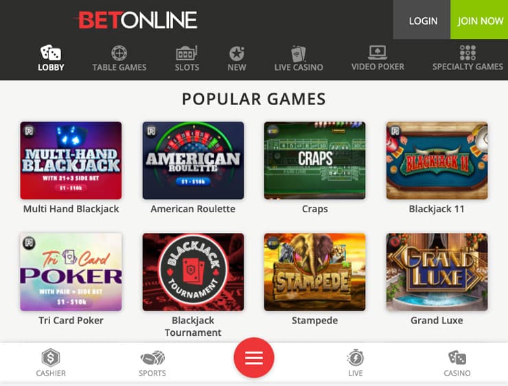 Betonline Casino Apps