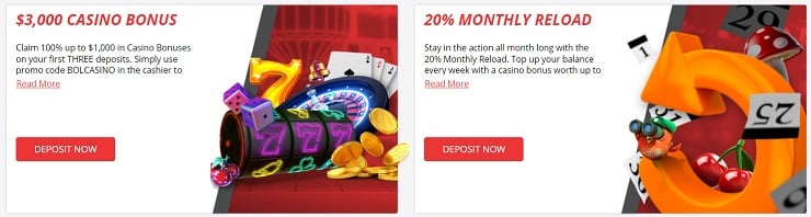 BetOnline Casino Bonus