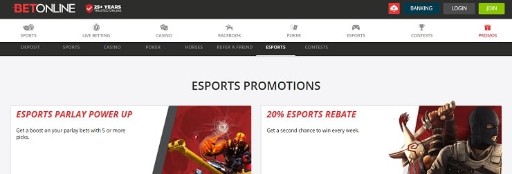 BetOnline Promotions for Rainbow Six Siege Betting