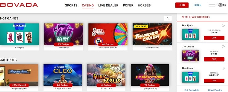 Bovada Casino Top Slots - Best Fast Payout Online Casino with Handpicked Slots