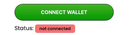 Connect Wallet Button at Battle Infinity