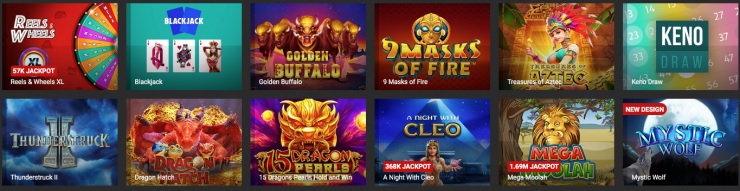 Canadians can play a wide variety of casino games online.