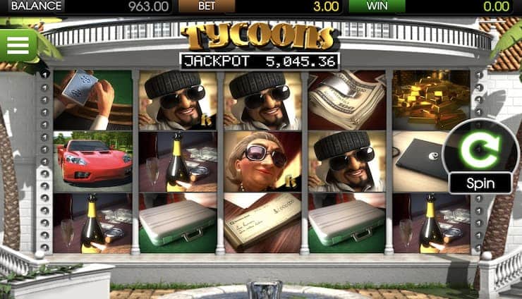 Tycoons Slot Game Display - Tycoons slot review 