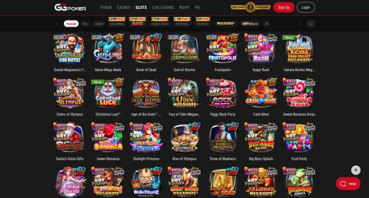 GG Poker Online Slots