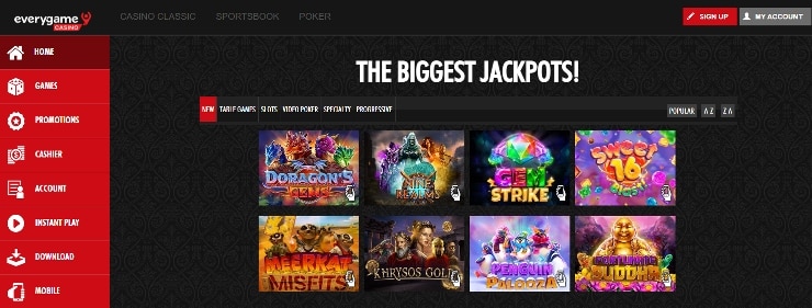 High Limit Slots Online Casinos - Everygame