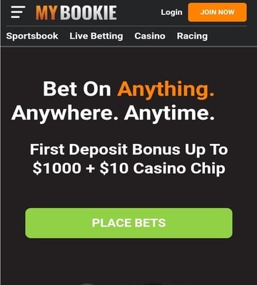 MyBookie - Hawaii betting apps homepage