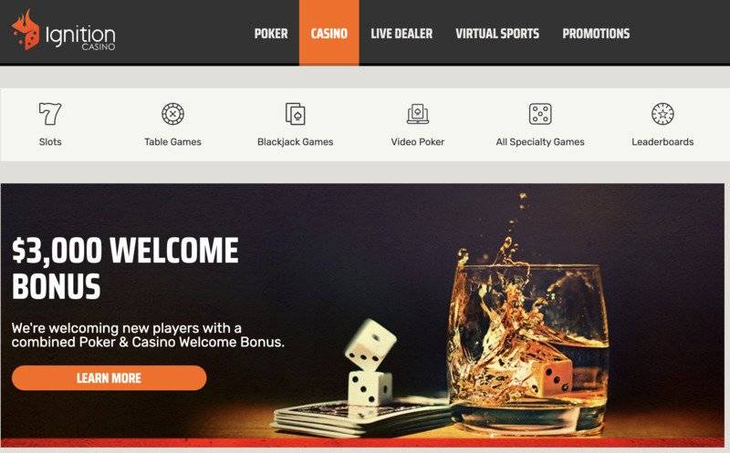 Ignition Online Casino - New Hampshire Online Casinos