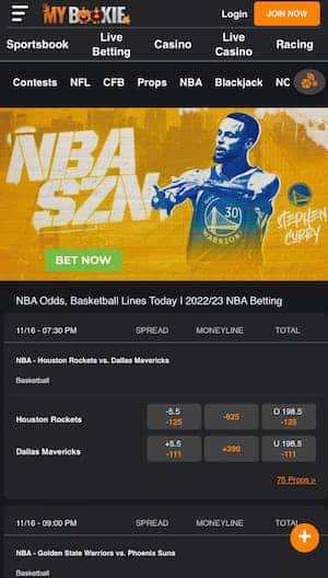NBA sports betting