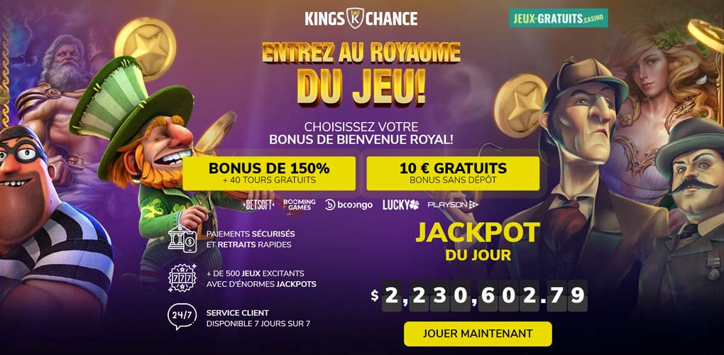 kings chance casino en ligne france