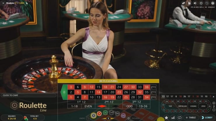 Live Roulette at New Hampshire Online Casinos