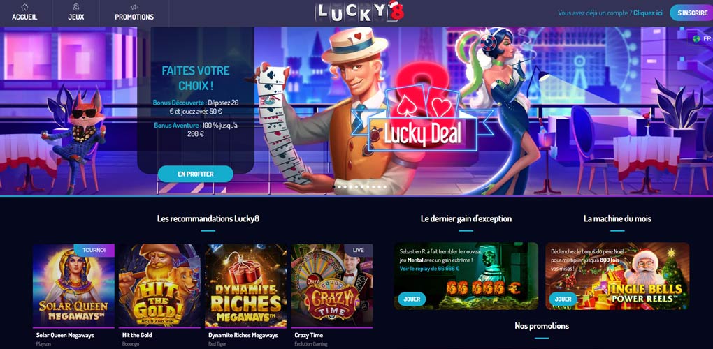 lucky8 casino en ligne fiable