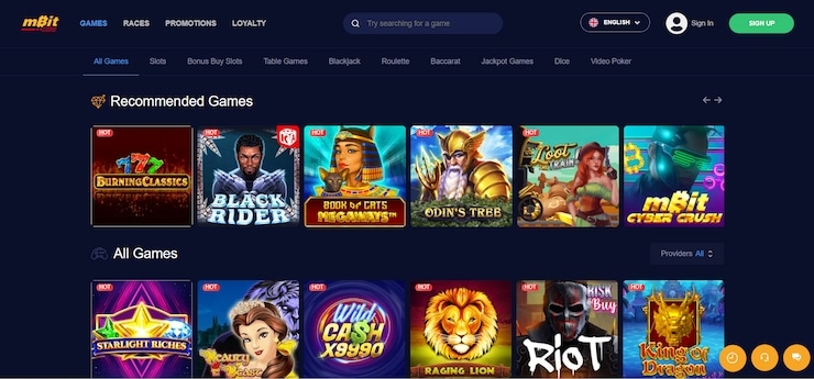 mBIt - Trusted Online Casino with easy verification and easy withdrawals