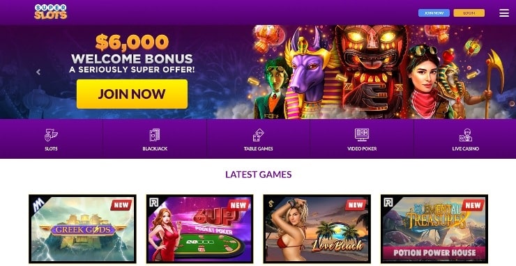 New Jersey Online Casinos - Super Slots