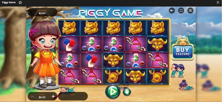 Slot game screen