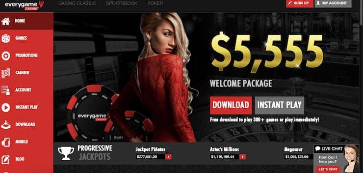 Everygame - best online gambling sites in Alabama