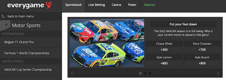 Best NASCAR betting apps for live betting - Everygame.eu