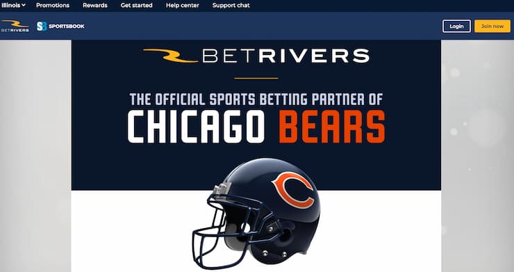 betrivers IL - official partner of Chicago Bears