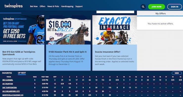 twinspires: best AZ betting site for racing