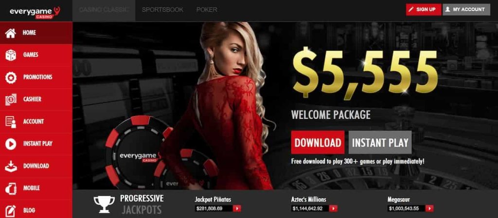 Everygame Best real money online casino