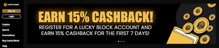Step 1: Sign up to Lucky Block