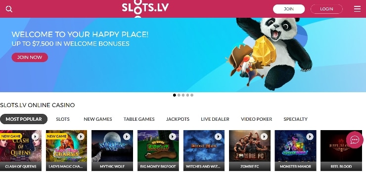 Slots.lv online casino