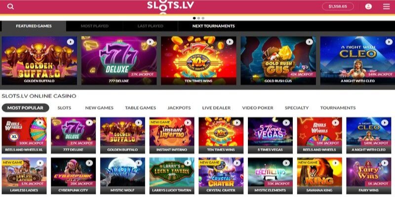 Slots.lv - Best Online Casino in ALabama