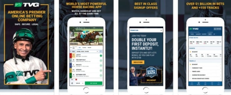 TVG Racebook Mobile App for Washington Horse Racing