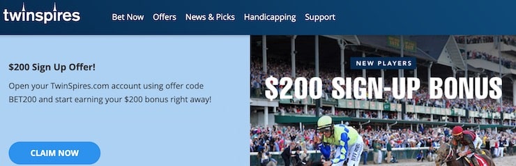 TwinSpires is the best Pennsylvania horse racing betting site 