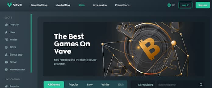 Vave - A great Australian Bitcoin Casino with superb game offering