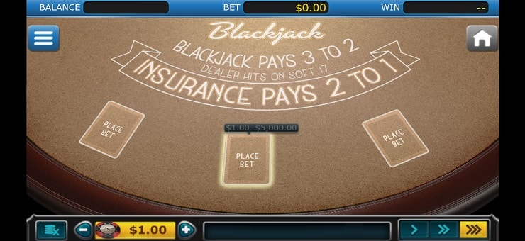 Wild Casino Mobile Blackjack