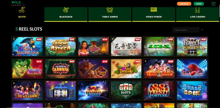 Wild Casino Slots - Cleveland Online Casino