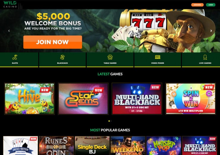 wild casino - best online casino in tunica
