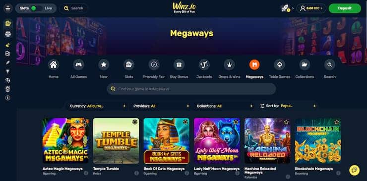 Winz Casino Megaways