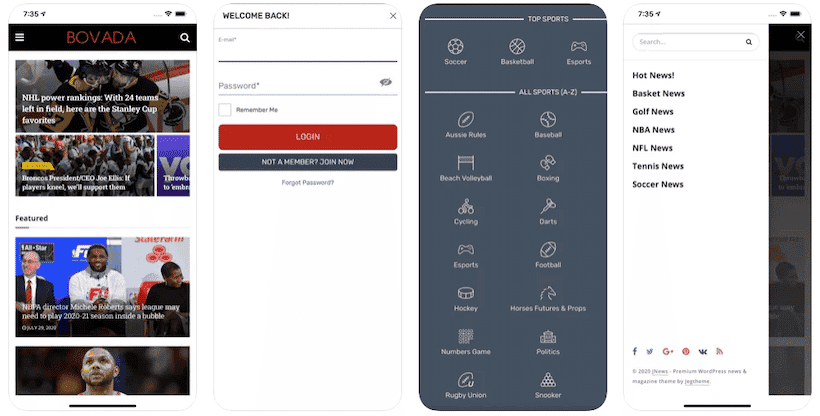 Bovada Mobile Betting App
